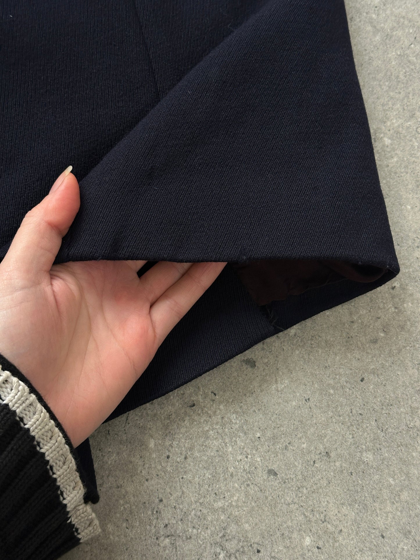 Christian Dior 1980s Pure Wool Double Breasted Coat - S