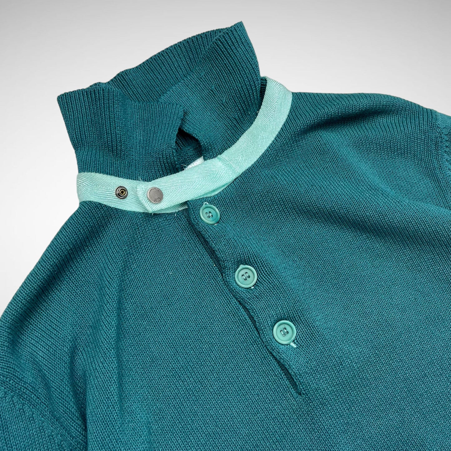 CP Company 1/4 Button Collar Knit (2000s)