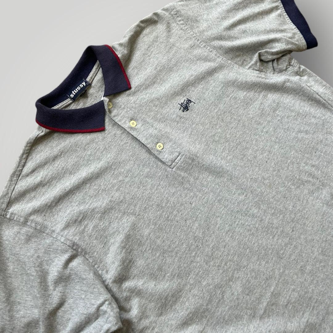 Stüssy 2000's Spell Out Polo Shirt M/L