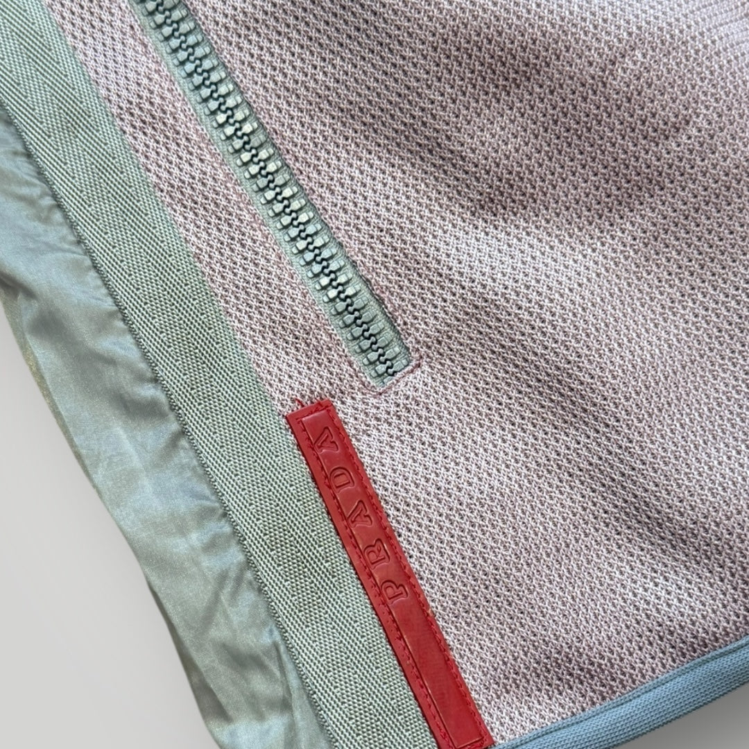 SS 2000 Runway Prada Sport Convertible Mesh Vest 40 XS