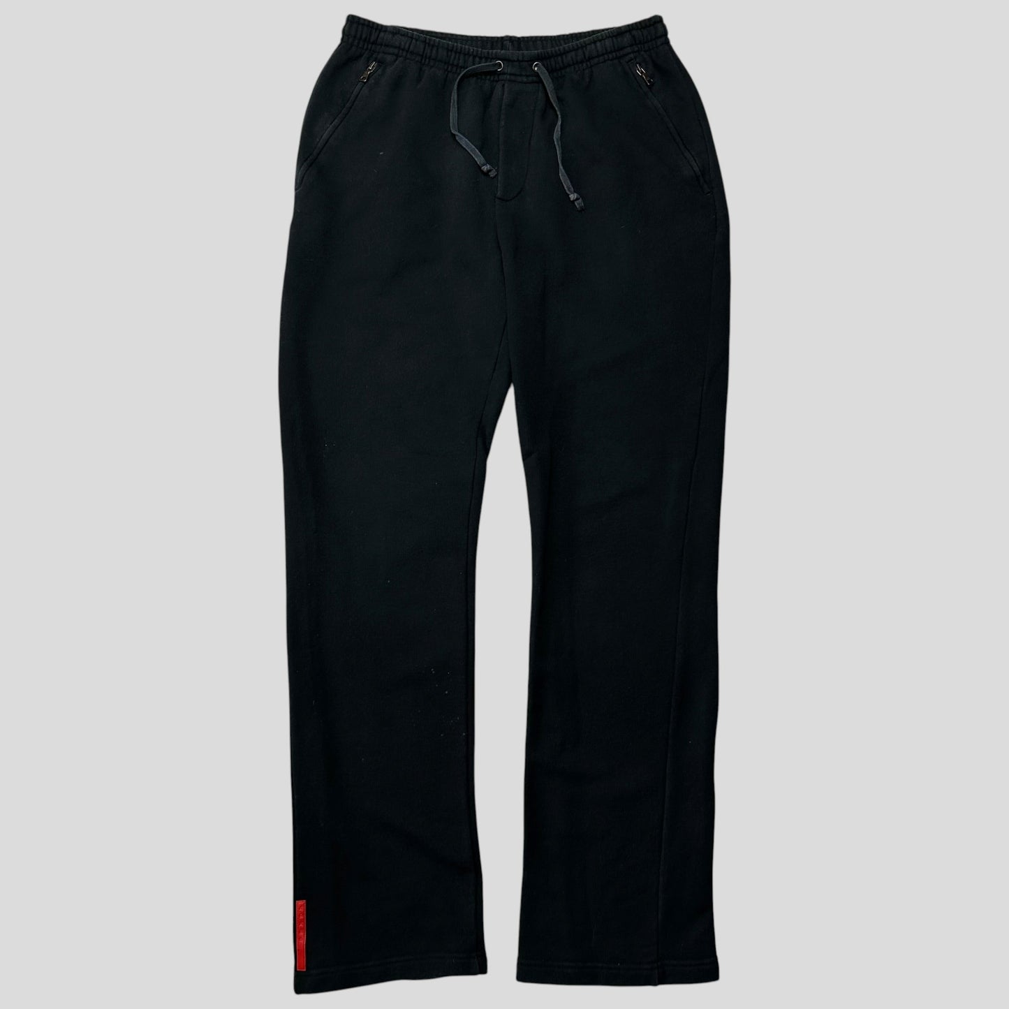 Prada Sport 2006 Black Cotton Jogger Tracksuit Bottoms - M/L | Default Title, Black