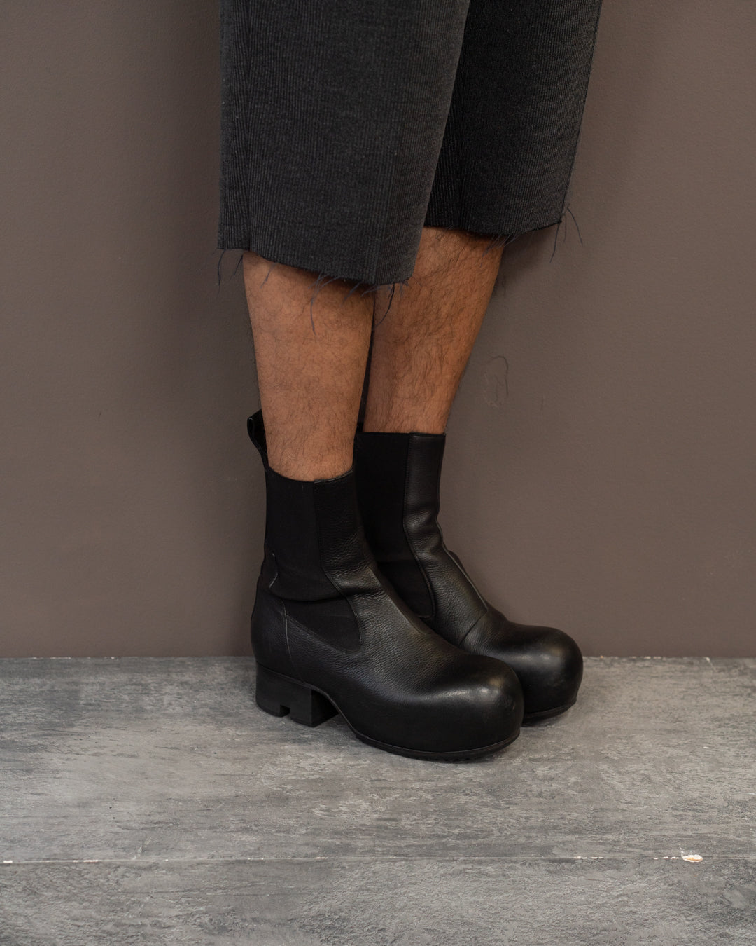 RICK OWENS BEATLE BALLAST BOOT (EU 40) | Default Title, Black