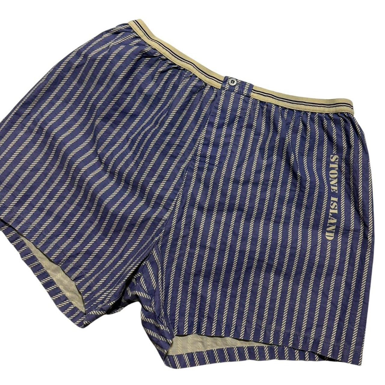 Stone Island 40th Anniversary Striped Shorts