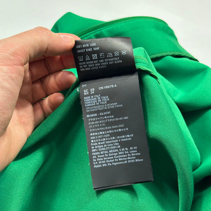 Prada 2018 Rubber Race Logo Technical Jersey Parka Jacket - XS (M)