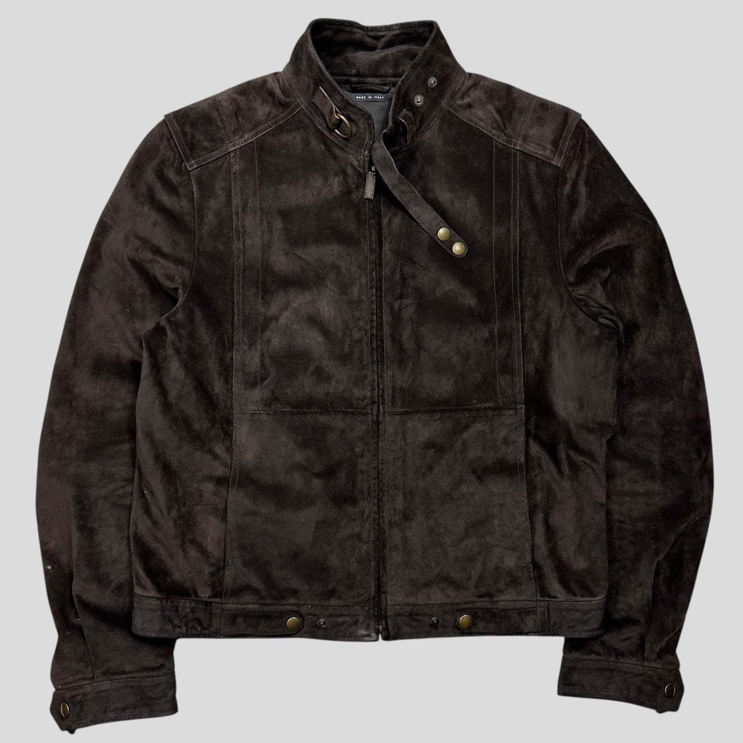 Gucci by Tom Ford FW03 Suede Leather Western Work Jacket - IT52 (M/L)
