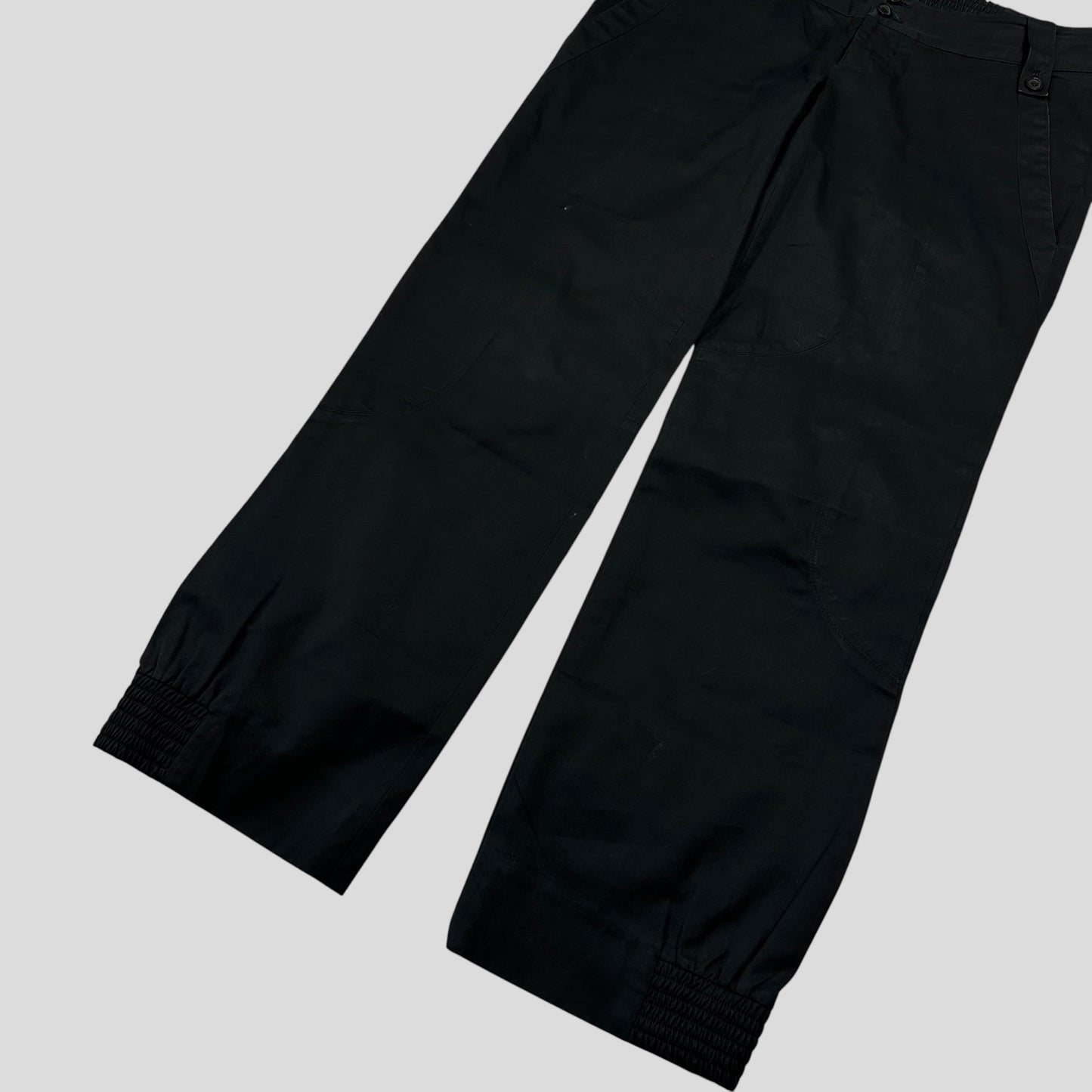 Gucci by Tom Ford 2002 Panelled Black Smart Trousers - IT40 | Default Title, Black