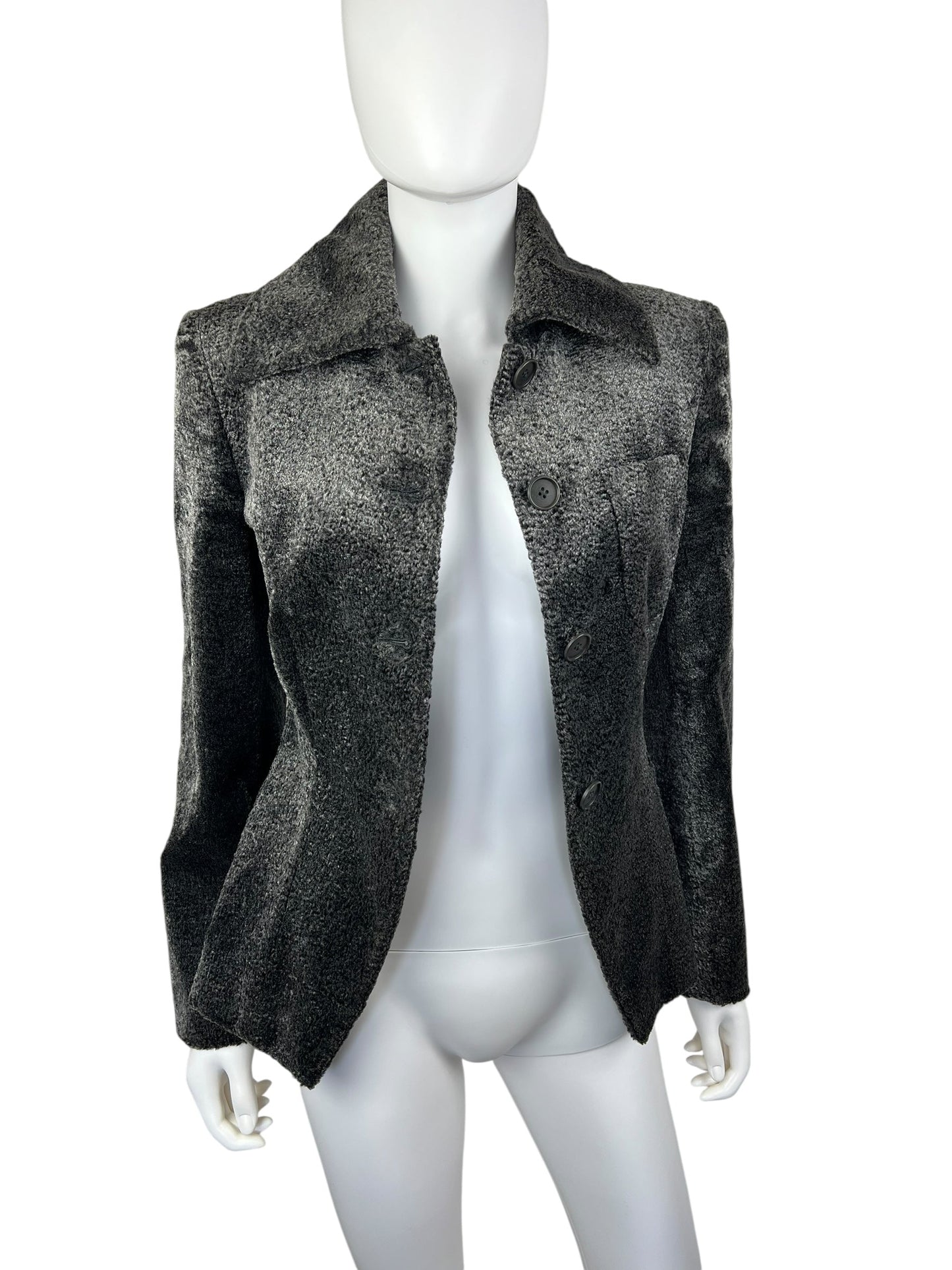 Emporio Armani faux fur jacket | Grey, Grey