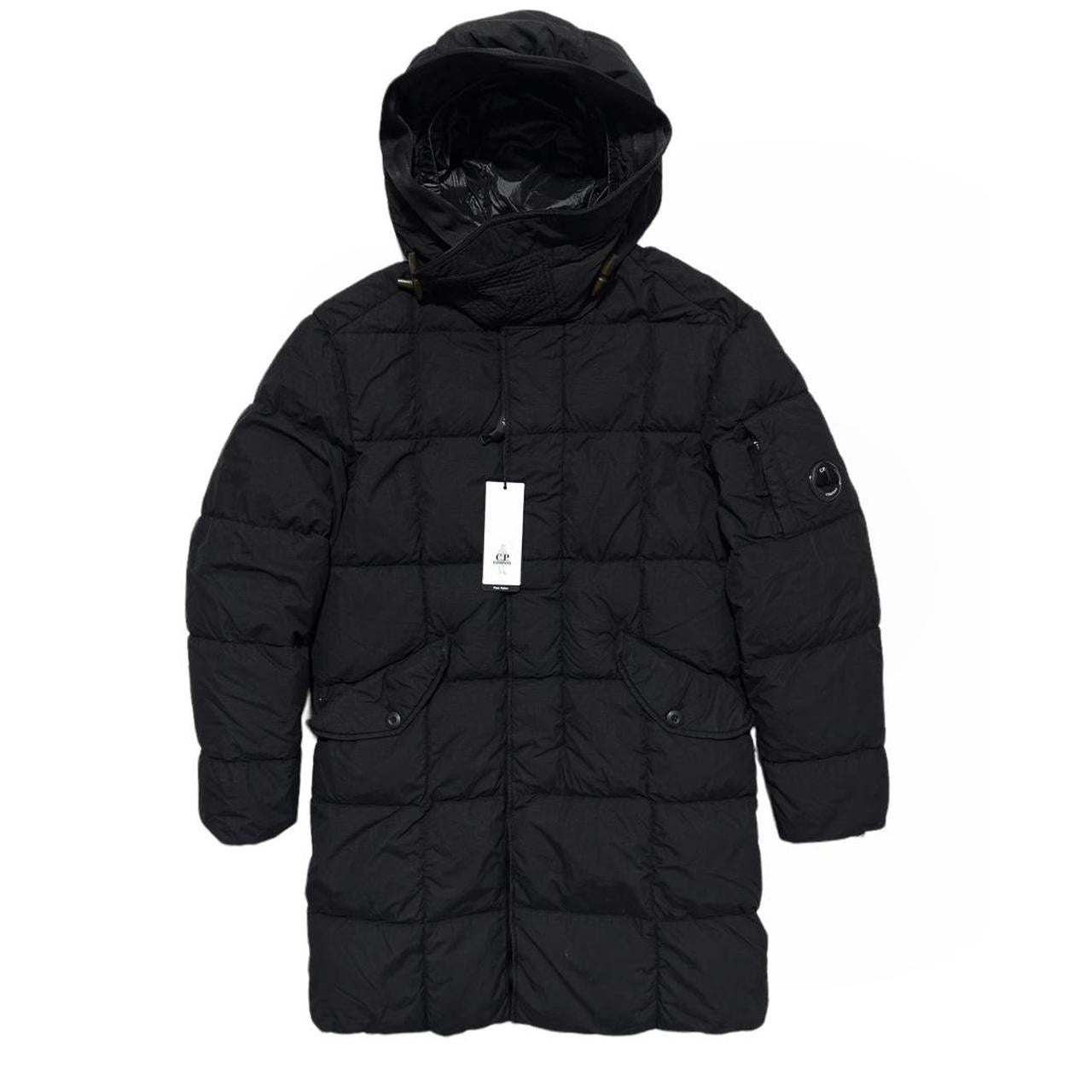 CP Company Flatt Nylon Black Down Jacket