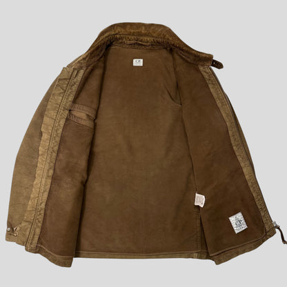 CP Company AW03 Cotton Moleskin Corduroy Collar Field Jacket - M/L