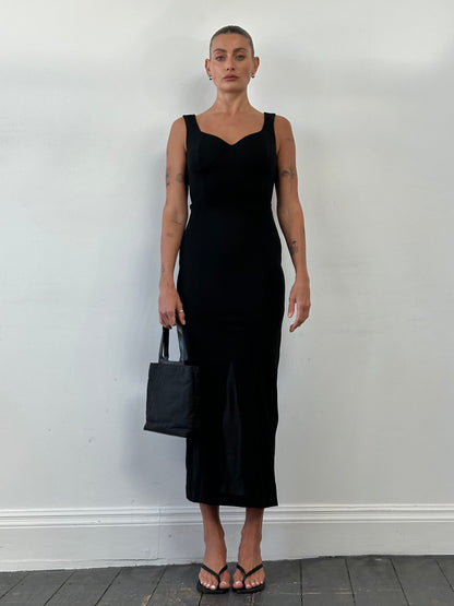 Italian Vintage Cut Out Maxi Dress - S