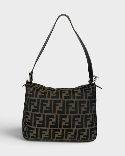 90s Fendi Zucca Mamma Baguette Shoulder Bag | O/S, Multicoloured