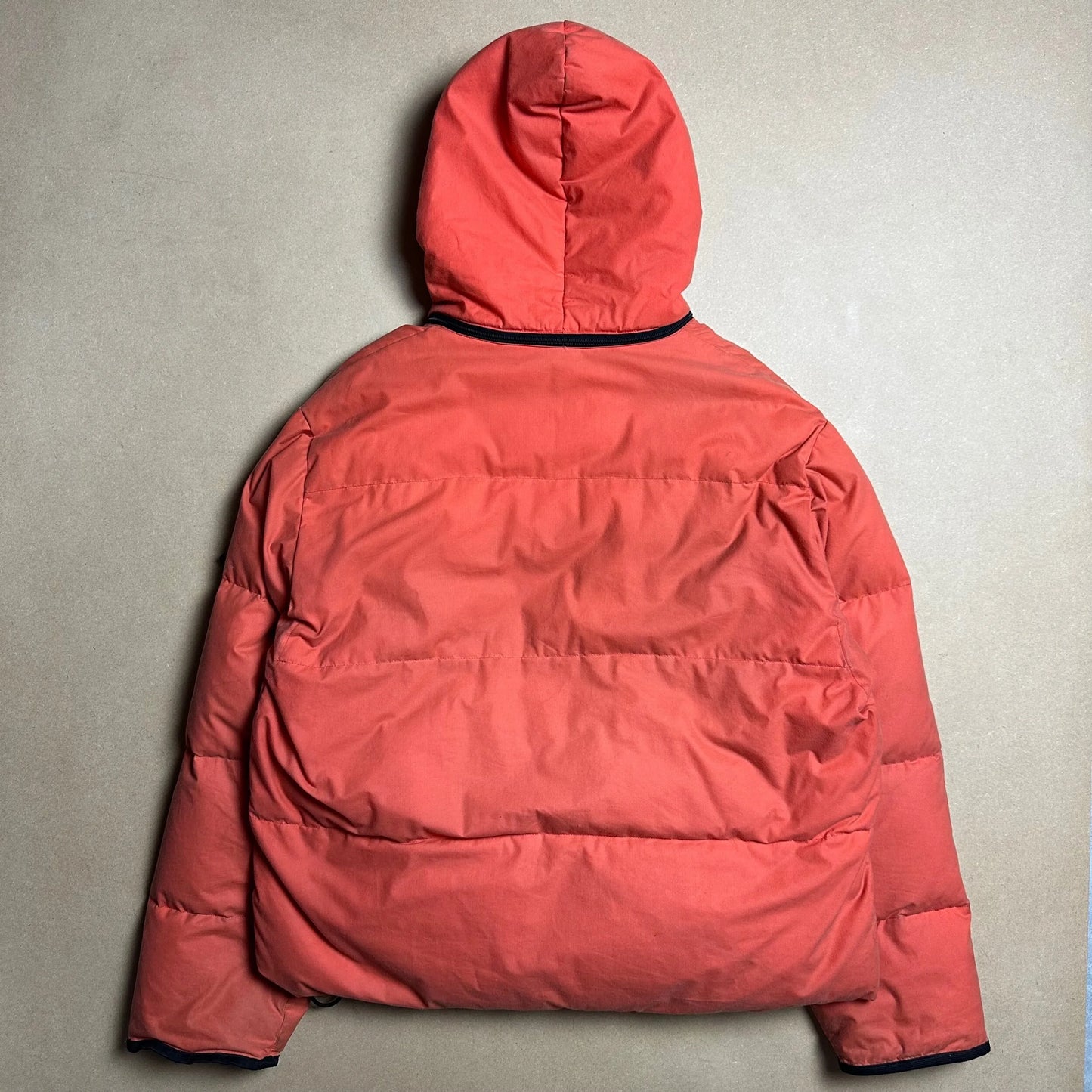 A/W 2000 Safety Orange Waxed Cotton Puffer