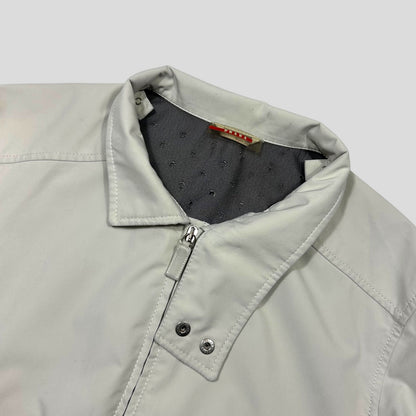 Prada Sport AW00 Goretex Perforated Ventilation Trench Coat  - M | White