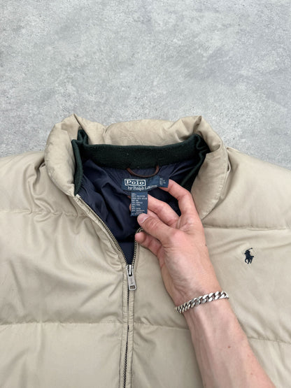 ralph lauren 1990s heavyweight down fill bomber puffer jacket (l) | Default Title, Multicoloured