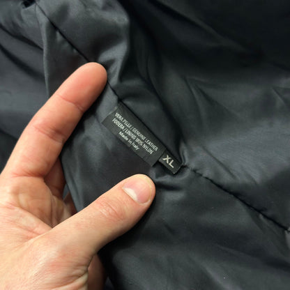 Neil Barrett AW00 Caramel Leather Moto Slingbag Jacket - L