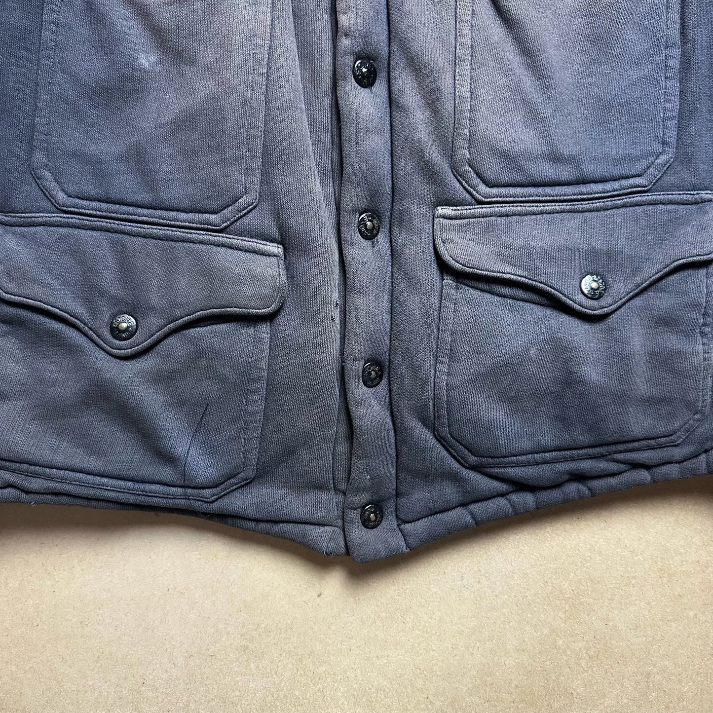 A/W 1987 Sun Faded Padded Script Cargo Vest