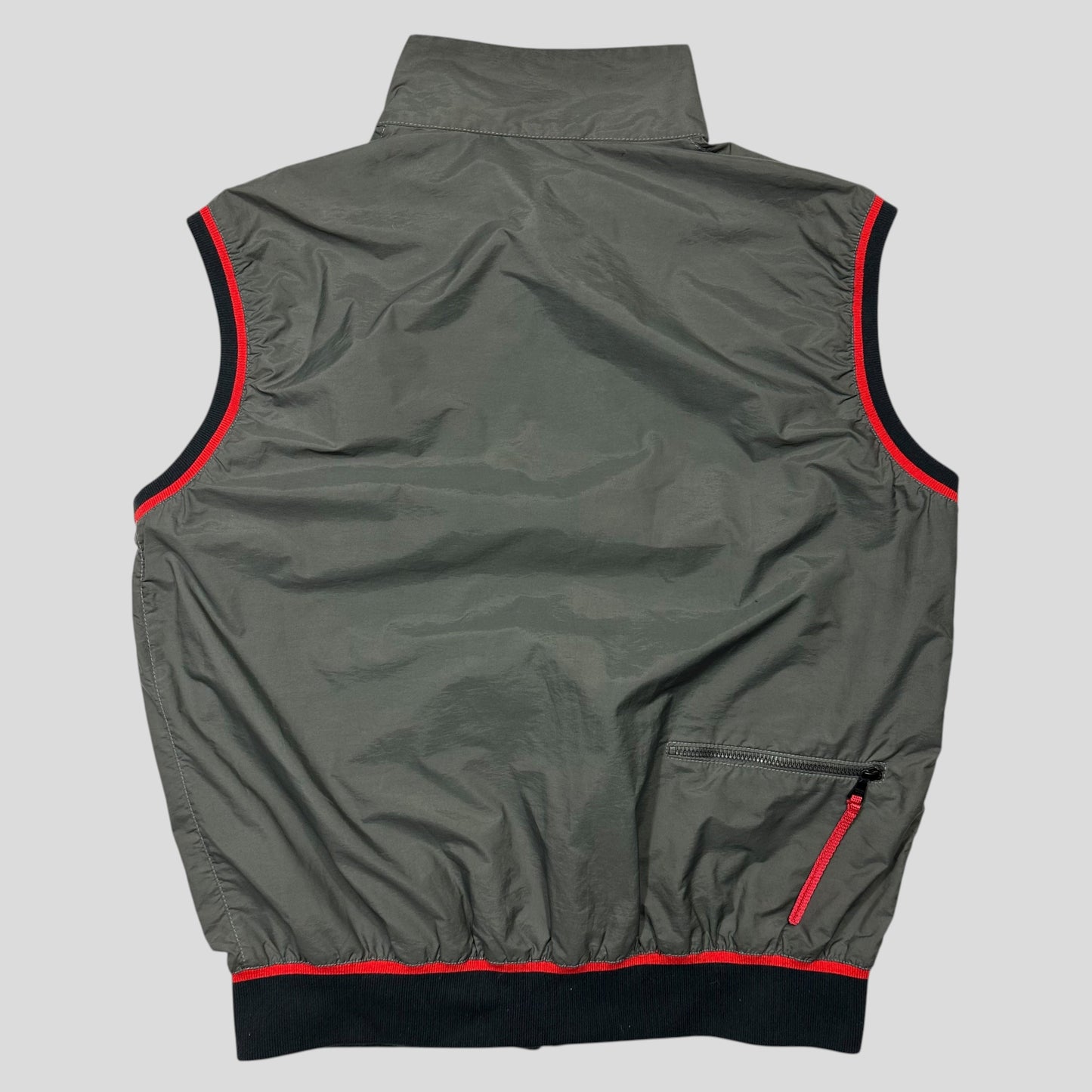 Prada Sport SS00 Stash Pocket Nylon Gilet Vest Jacket - M