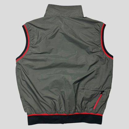 Prada Sport SS00 Stash Pocket Nylon Gilet Vest Jacket - M