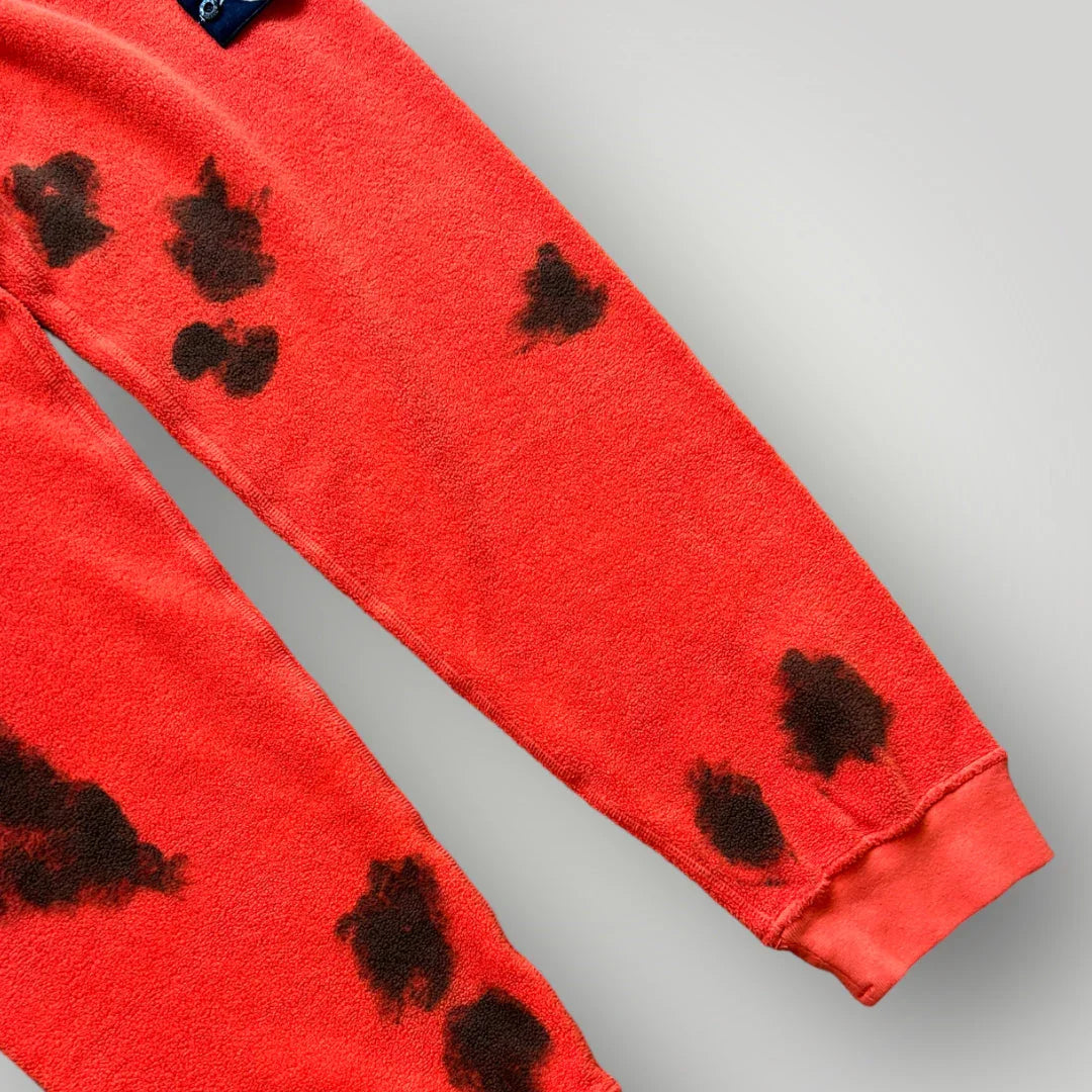 Stone Island Compass-motif Hand Sprayed Fleece Track Pants L