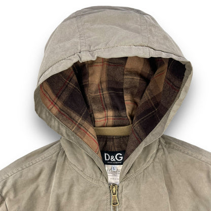 2003 Dolce & Gabbana Cargo Zip Jacket (L) | Default Title, Brown