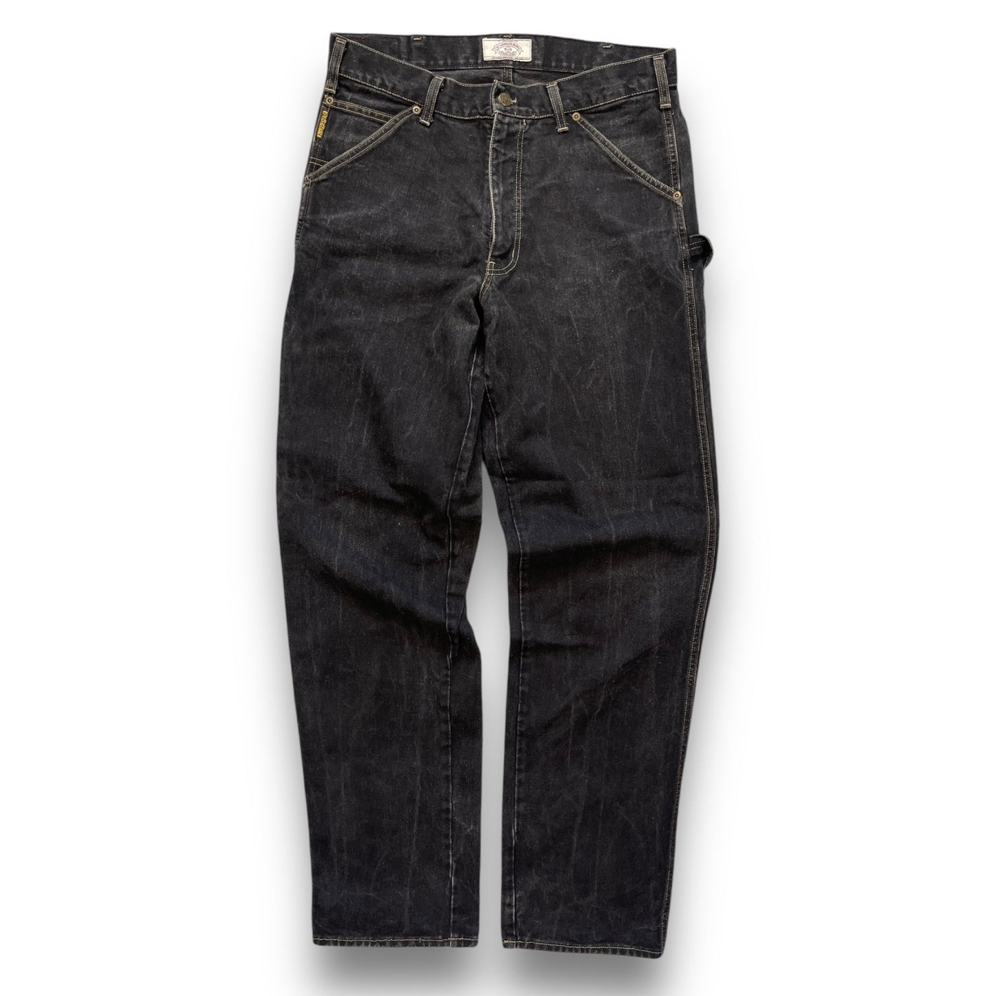 90's Armani Black Denim Carpenter Jeans (32) | Default Title, Black