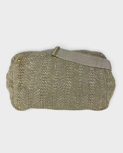 2000s Prada Raffia Woven 2Way Handbag | O/S, Multicoloured