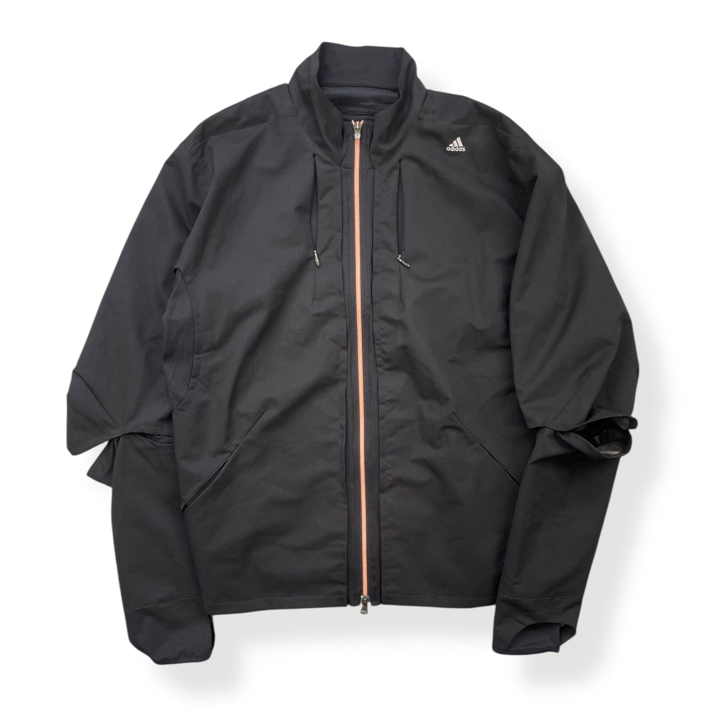 2003 Adidas Articulated Climacool Stash Pocket Jacket (L) | Default Title, Black