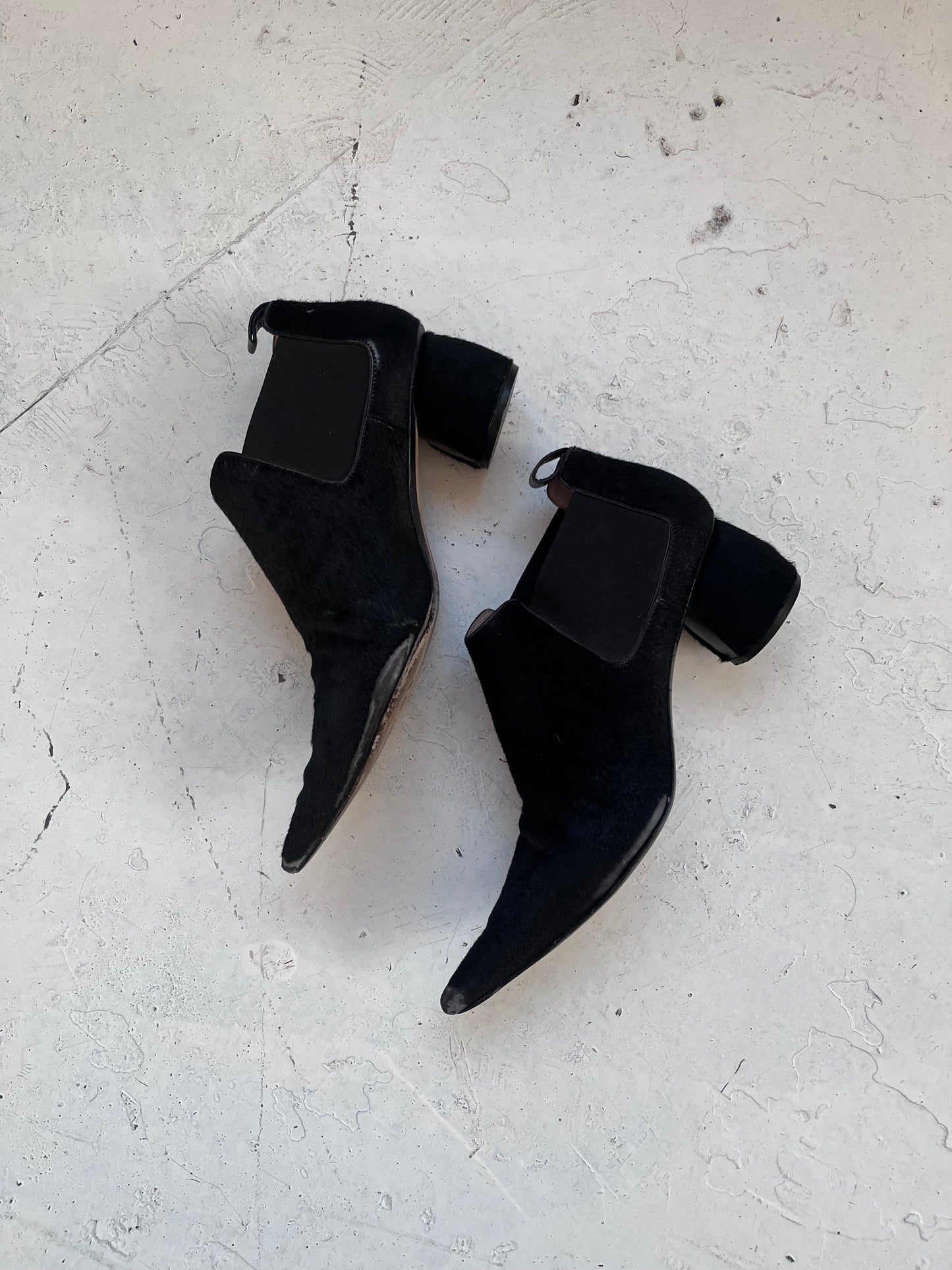 2000s marc jacobs lowtop boots | BLACK, Black