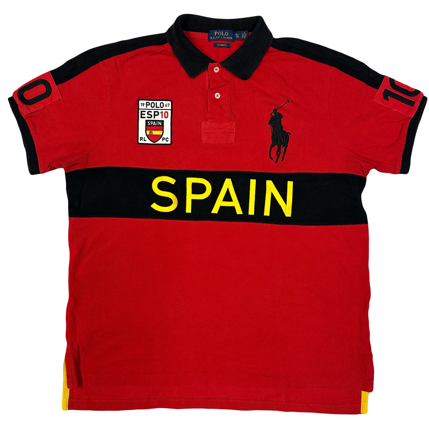 Ralph Lauren Spain Polo In Red ( XL ) - 1036 Emporium