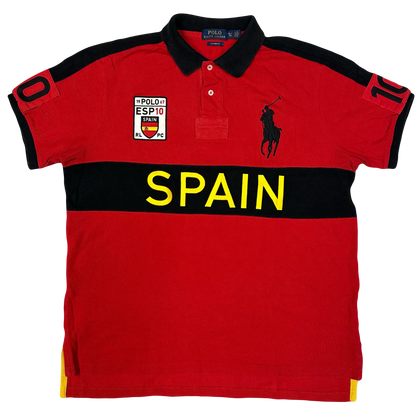 Ralph Lauren Spain Polo In Red ( XL ) - 1036 Emporium