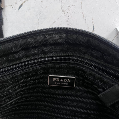 fw1999 prada sport nylon crossbody bag | O/S, Black