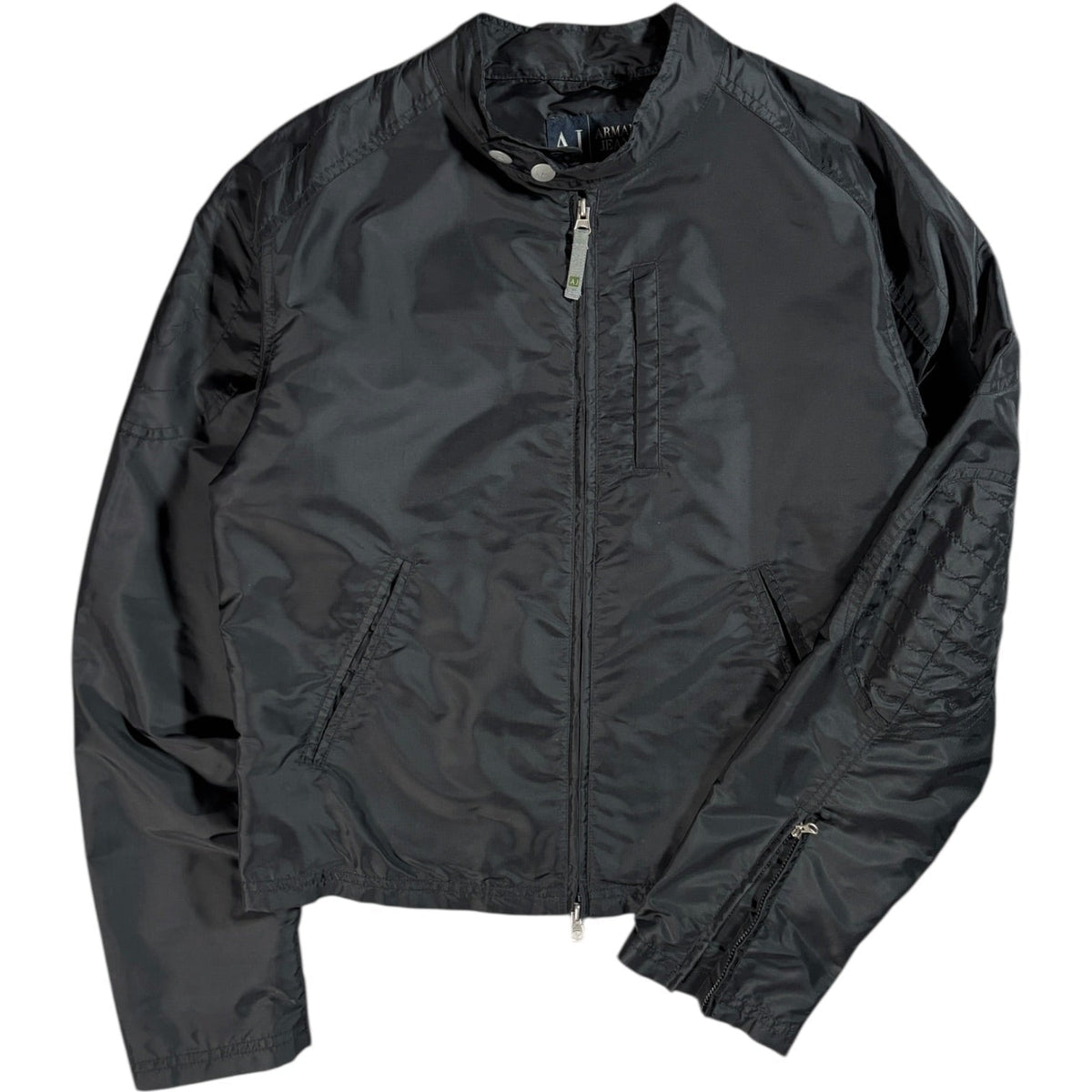 Armani Jeans 00’s Cropped Lightweight Jacket M | Medium, Black