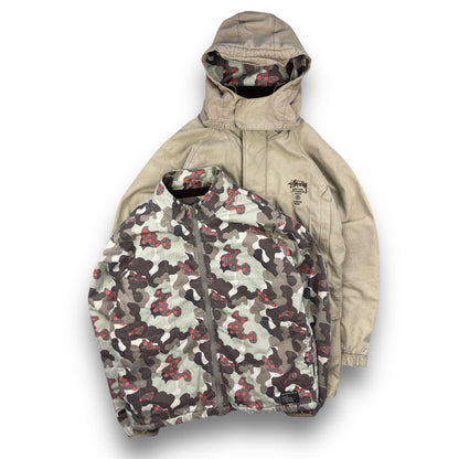 Stussy 2in1 Canvas/Camo Jacket (M) | Default Title, Multicoloured