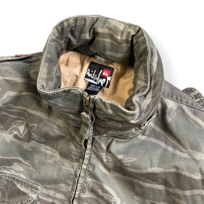 2000's Quiksilver DPM Series Camouflage Jacket (L) | Large, Multicoloured