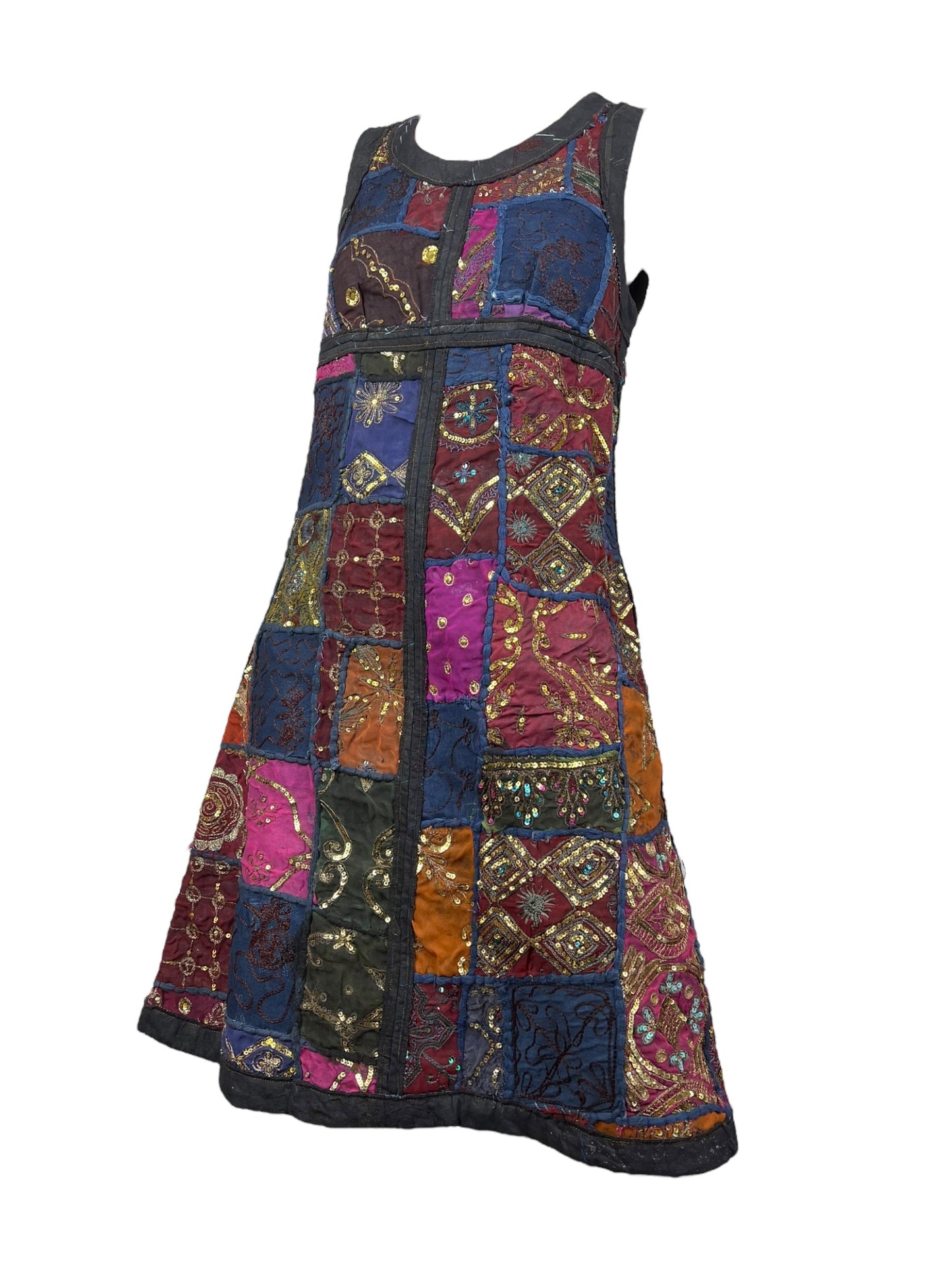 Jean Paul Gaultier S/S 1999 sequin patchwork dress