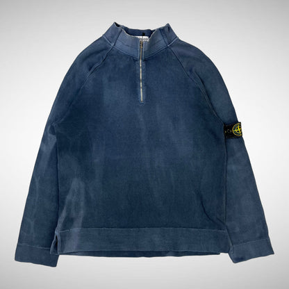 Stone Island 1/4 Zip Faded Sweatshirt (SS2001)