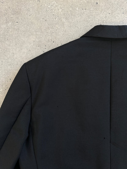 Christian Dior Monsieur 1980s Wool Mohair Tuxedo Blazer - 38R/M