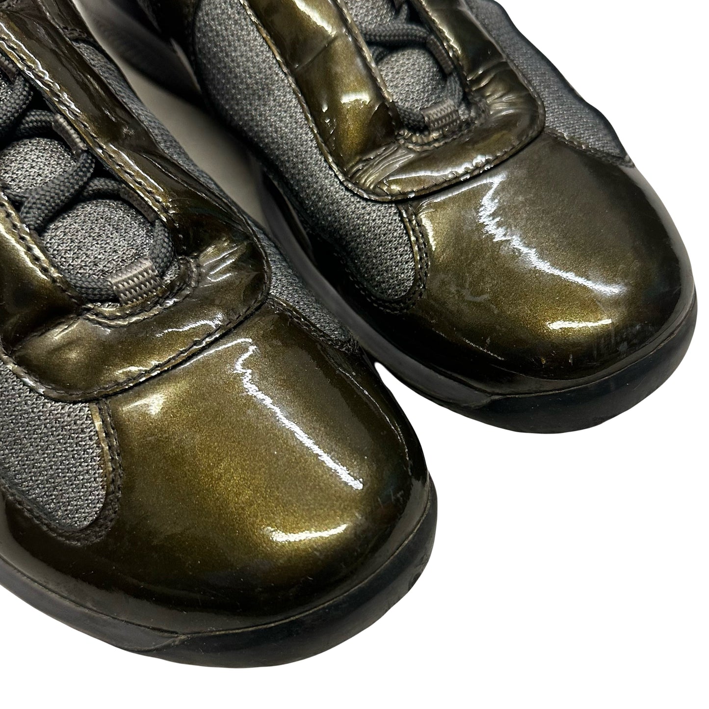 Prada America’s Cup Sneakers In Dark Olive ( 9UK/10US )