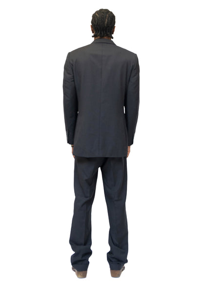 Giorgio Armani Two Piece Grey Suit Jacket and Trousers