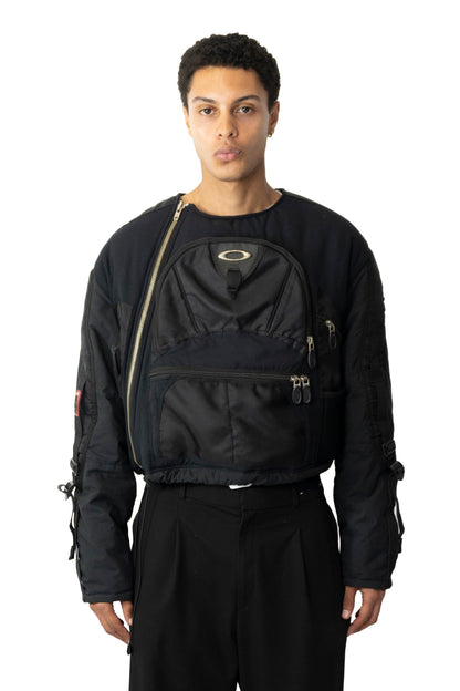 VT Rework: Oakley Side Zip Multi Pockets Technical Cropped Jacket