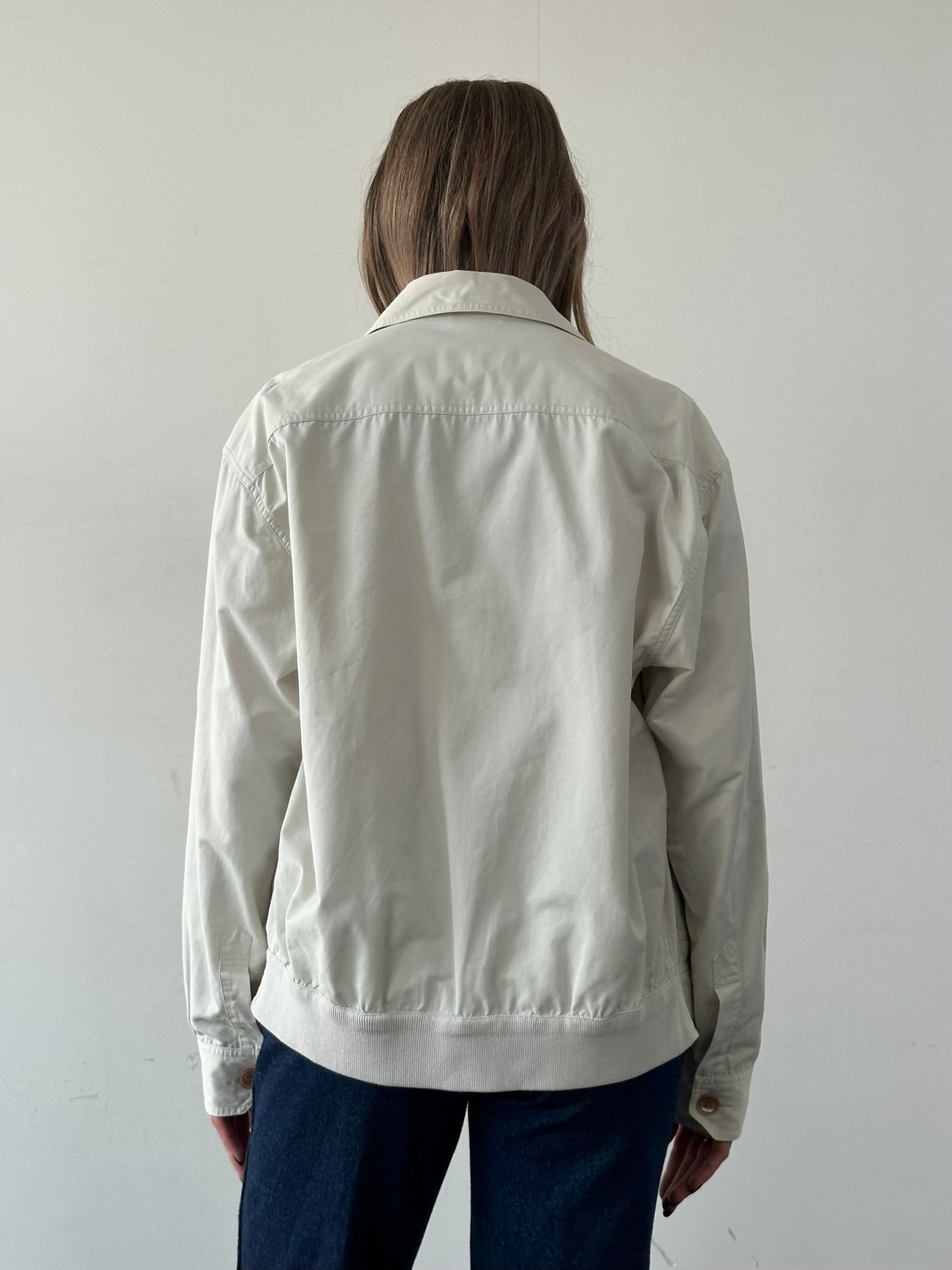 Iceberg Button Up Bomber Jacket - M/L