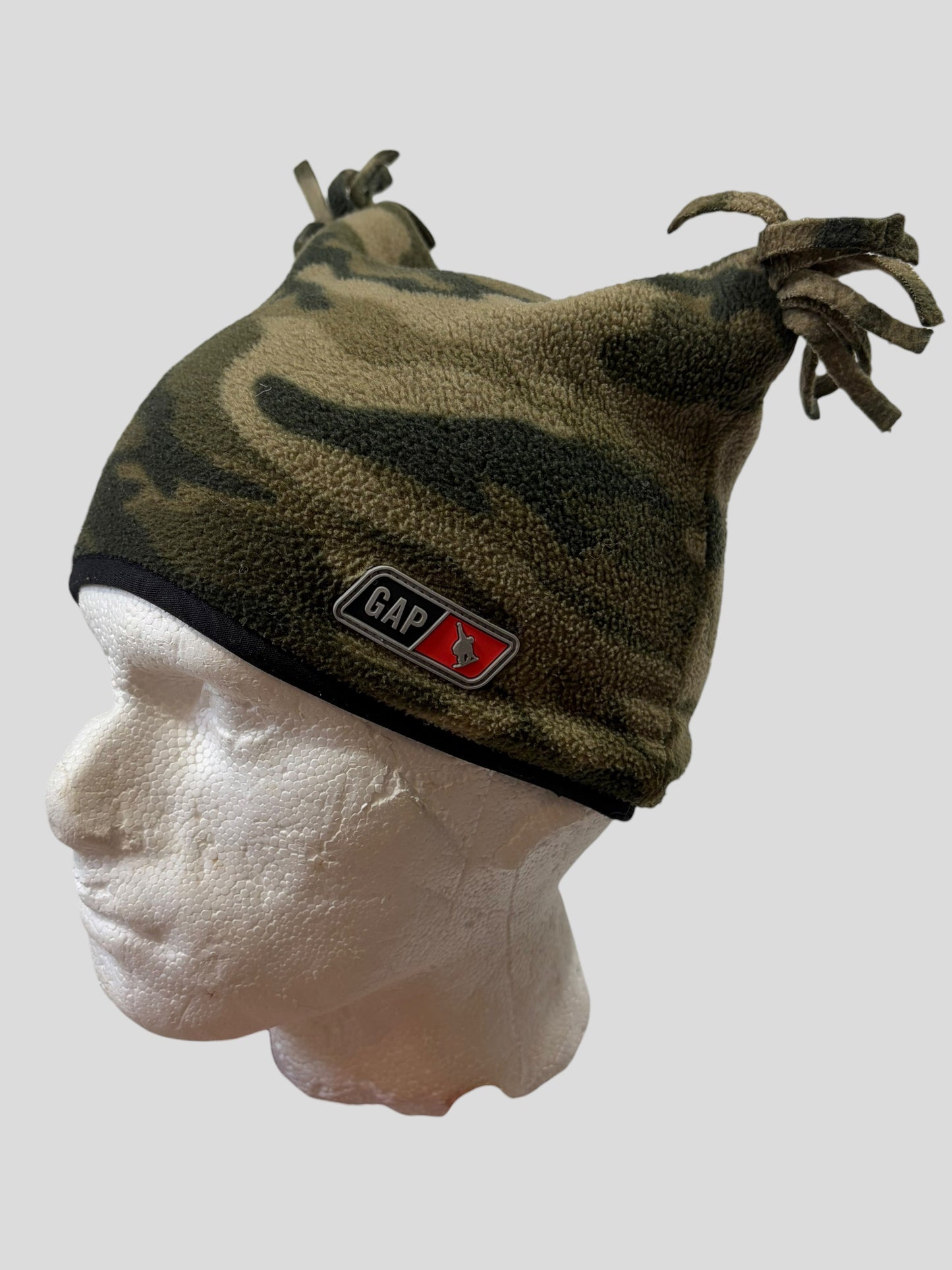GAP 00’s Jester Bobble Camo Fleece Ski Hat - S/M | O/S, Camo