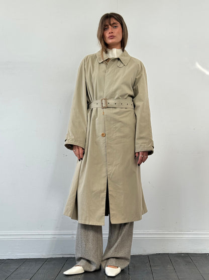 Giorgio Armani Cotton Belted Trench Coat - XXL