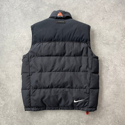Nike ACG 1990s heavyweight down fill puffer gilet (L)
