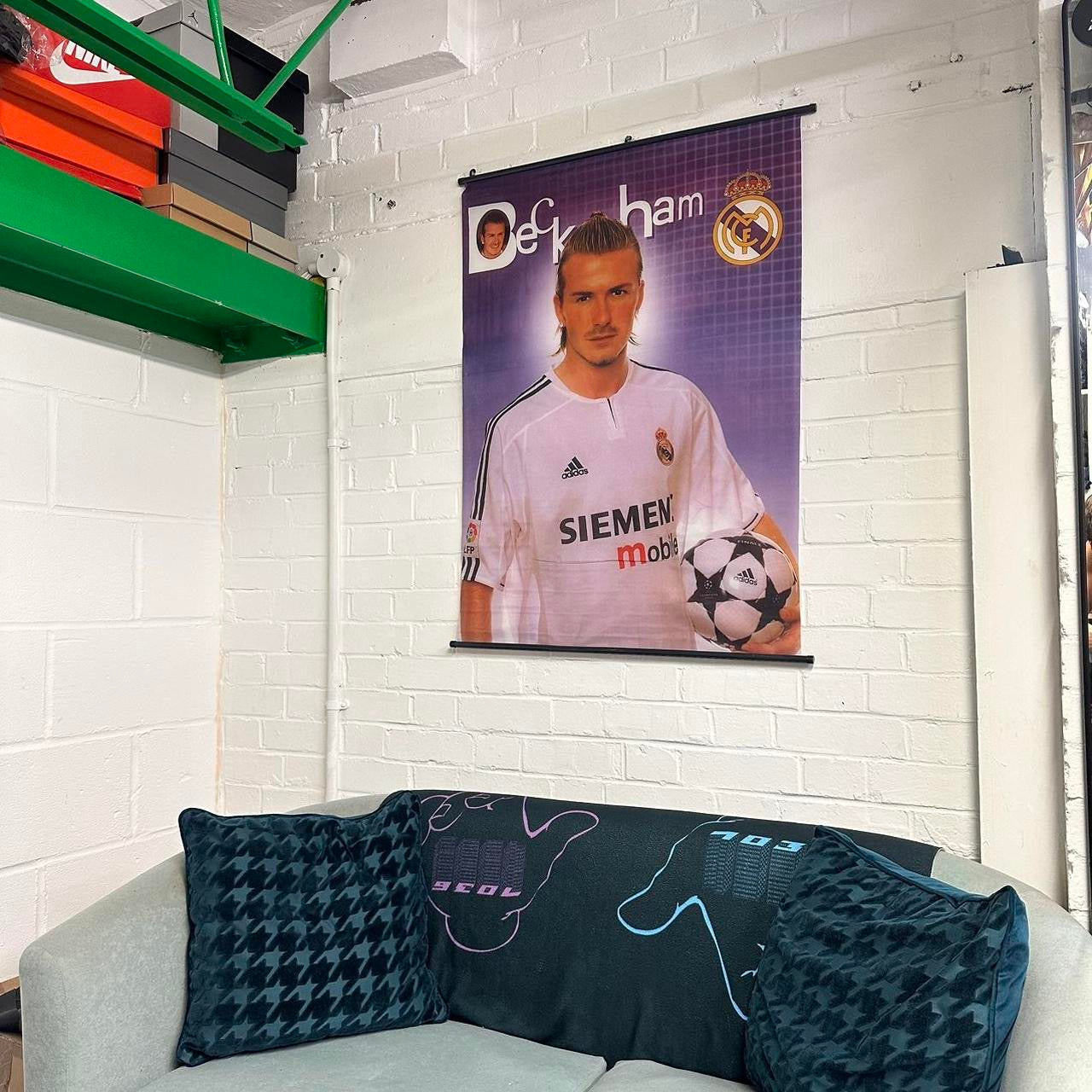 David Beckham Real Madrid Hanging Poster