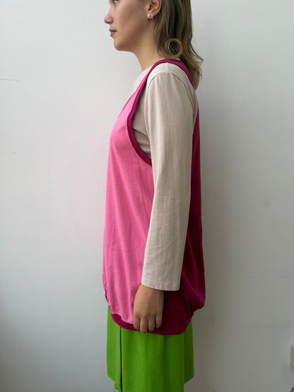 Comme des Garçons Ganryu Pink Tank Top | Small, Pink
