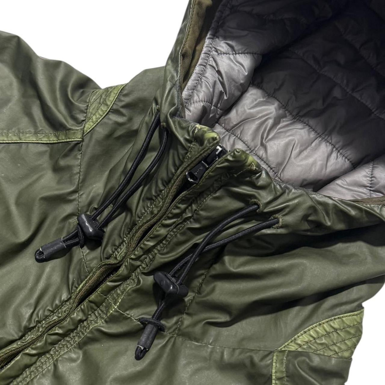 Stone Island Nike Mussola Gommata Jacket | Large, Olive Green