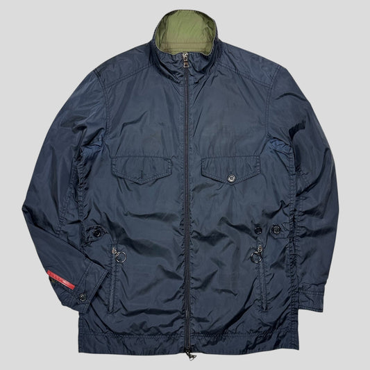 Prada Sport 00’s Nylon Reversible D-ring Field Jacket - IT52 (M/L) | Default Title, Multicoloured