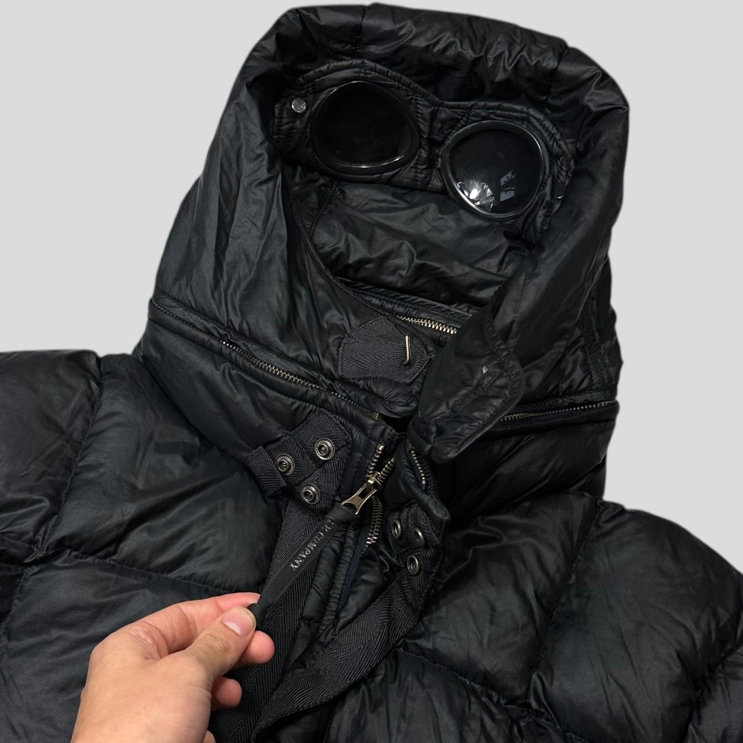 CP Company 00’s Nylon Goose Down Goggle Puffer Jacket - IT56 (L/XL) | Default Title, Black