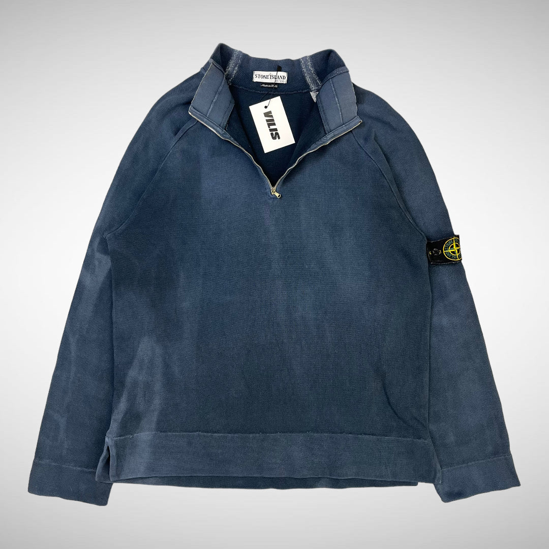 Stone Island 1/4 Zip Faded Sweatshirt (SS2001)